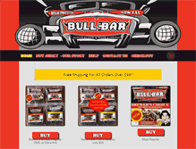 Tablet Screenshot of bullbarjerky.com.au